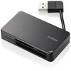 カードリーダー USB2.0 ケーブル収納タイプ Windows11 Mac エレコム