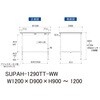 SUPAH-1290TT-WW yʍƑ/ω׏d150kg_H900`1200_SʒIt_[Ne[u150V[Y RH 76866449