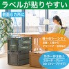 CT50-GY 蓋つき折りたたみコンテナ アースカラー TRUSCO 76908729