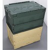 CT50-OD 蓋つき折りたたみコンテナ アースカラー TRUSCO 76908738