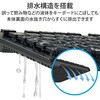 TK-WS03BMKBK キーボード 無線 Bluetooth メンブレン式 ワイヤレス 洗える(IPX5) メンブレン テンキー付き マルチペアリング(3台) 高耐久設計 抗菌 エレコム 77048607