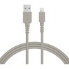 MOT-SCBALG200-GY ���Ȃ₩�ŗ��܂Ȃ� �V���R���P�[�u�� �[�d �f�[�^�]���Ή� Apple MFi�F�ؕi USB-A to Lightning MOTTERU 77191985