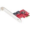 SATA 2ポート増設  PCI Expressインターフェースカード/6Gbps/ロープロファイル & フルサイズPCI対応/PCIe SATA コントローラ/RAIDなし ASM1061チップ搭載/SATA PCIe 拡張ボード StarTech.com