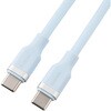 MPA-CCECSS015BU USB Type-C ケーブル 100W PD対応 シリコン やわらかい 480Mbps エレコム 77438746