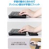 MOH-S12LBK キーボード用 リストレスト 薄型 フルキーボード向け 45cm 12mm 軽量 滑り止め エレコム 77438780