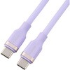 MPA-CCECSS015PU USB Type-C ケーブル 100W PD対応 シリコン やわらかい 480Mbps エレコム 77438825