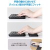 MOH-S12MBK キーボード用 リストレスト 薄型 テンキーレス向け 30.5cm 12mm 軽量 滑り止め エレコム 77438850