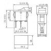 RS-6AW ロッカースイッチ マリンテック 75714007