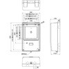 ND4KLBS 電力量計取付板(化粧カバー付)ND4型 日動電工 77468460