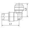 WPL39C-2016-S WPL39型 HIVP変換エルボ オンダ製作所 77470219