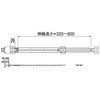 KCEW600S 間仕切用固定金具E型 両端支持タイプS 日動電工 77471199