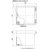PBS202010PGHW(グレー) プルボックススピード型 日動電工 77471479