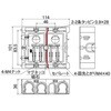 SM36B2G 配ボックス 台付型 磁石付[Bシリーズ] 日動電工 77471768
