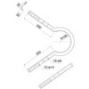 01A400104 R形アーム 九州電力規格品 日動電工 77471777