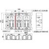 SM36B3G 配ボックス 台付型 磁石付[Bシリーズ] 日動電工 77472188