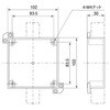 SM30L23 真壁用スイッチボックス(Wボックス) 日動電工 77472276