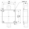 SM30L22 真壁用スイッチボックス(Wボックス) 日動電工 77472301