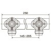 WL74-1313-12-S-2P WL74型 UB壁貫通継手ダブル オンダ製作所 77474008