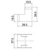 EF17I2W 配線ケース用付属品 日動電工 77476345