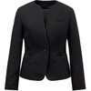 GJAL-2552-B9 ノーカラージャケット レディース オフィス 事務服 サーヴォ(旧:サンペックスイスト) 77483300