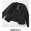 GJAL-2552-B9 ノーカラージャケット レディース オフィス 事務服 サーヴォ(旧:サンペックスイスト) 77483300