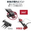 T-KF04-21010BK 電源タップ 延長コード 10個口 2P 吊下可 雷ガード ほこり防止シャッター コンセント ブラック エレコム 77488794