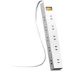ECT-1550WH 電源タップ 延長コード 10個口 2P マグネット 雷ガード ほこり防止シャッター 一括スイッチ スイングプラグ コンセント エレコム 77488855