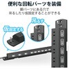 T-K7A-21025BK 電源タップ 延長コード 10個口 2P 2.5m 回転 個別スイッチ 雷ガード ほこり防止シャッター コンセント エレコム 77488959