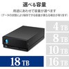 STHS18000800 HDD (�n�[�h�f�B�X�N) �O�t�� LaCie 1big Dock Thunderbolt3 �~2 USB-A�~1 DisplayPort1.4�|�[�g�~1 SD�J�[�h�~1 �yWindows Mac�z�Ή� LaCie(���V�[) 77498533