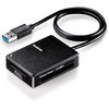 カードリーダー USB3.0 超高速 【SD+microSD+MS+CF対応】 ケーブル50cm付 USB-A エレコム