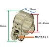 BS-XIN304SS-THC2-3S 304ステンレス Tボルトホースクランプ 固定金具 bitstrong 77609415