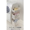 SCB-12 スカンジナビアスタイル ランドリーバスケット L スタッキング 吉川国工業所 77707659