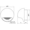 BRC100BR-T ベンチレーターキャップ 低圧損タイプ 日動電工 77708009