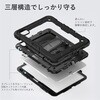 mat-spcase-ipadpro11m iPad ケース 耐衝撃 と 保護フィルム セット iPad A16/第10/9/8/7世代 Air 第5/4世代/M4/M3/M2 Pro M5/M4/第4/3/2/1世代 11/10.9/10.2インチ 対応 反射防止 ブラック 互換品 メディアカバーマーケット 77708237