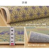 81971210 い草ラグ(裏貼り) 晴市松 萩原 77797277