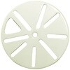 監視カメラマウント用台座 スチール 80mm 白(3個セット) bitstrong