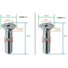BS-KANMD-GO80-SL-3S 監視カメラマウント用台座 スチール 80mm 白(3個セット) bitstrong 77798826