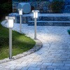 GW-SR010-70 ステンレスソーラーポールライト センサー式 切替式(昼光色/電球色) GWソーラー 77799061
