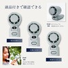SE-LEHF03-GY リン酸鉄仕様 長寿命 ICEプレート & 液晶表示付ハンディファン seena 77923180