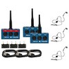 Bb TALKIN ビービートーキン Bbt MS 防滴 Cセット 3人用 セット (Master+Standard2個) B198633 トランシーバー 無線機 インカム Bluetooth 同時通話 ON'S COMPANY