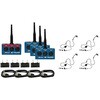 Bb TALKIN ビービートーキン Bbt MS 防滴 Cセット 4人用 セット (Master+Standard3個) B198634 トランシーバー 無線機 インカム Bluetooth 同時通話 ON'S COMPANY