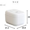 YJV-E10(B) 炊飯器 5.5合 IH 10種類炊き分け 低温調理 YAMAZEN(山善) 77971270
