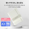 DLI-NNB281GR セミA5 合皮カバーノートブック(96枚) nusign 77972189