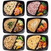 - [冷凍]ワンプレートデリ ワンプレート6種×各1計6個 冷凍弁当 主食おかずセット 阪急デリカアイ 78040579