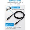EC-CMHDMI10BK USB Type-C Mini HDMI 変換ケーブル 1m 4K 60Hz 単方向 モバイルモニター対応 複製/拡張 エレコム 78042478