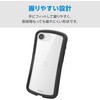 PM-A26SGRPFCBU iPhone 17e/16e ケース ハイブリッド カバー 衝撃吸収 磁力装着対応メタルステッカー付 Grippy エレコム 78042749