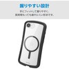 PM-A26SGRPFMBK iPhone 17e / 16e ケース ハイブリッド 衝撃吸収 MAGKEEP 磁力装着ワイヤレス充電対応 Grippy エレコム 78042539