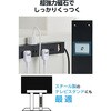 ECT-15100BK 電源タップ 延長コード 10個口 2P マグネット 雷ガード ほこり防止シャッター 一括スイッチ スイングプラグ コンセント エレコム 78042600