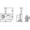 HSL-2150PMS 2灯用LED信号灯 天井吊下型 鎌田信号機 78050869