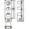 HSL-3150TMS 3灯用LED信号灯 縦壁掛け型 鎌田信号機 78049320